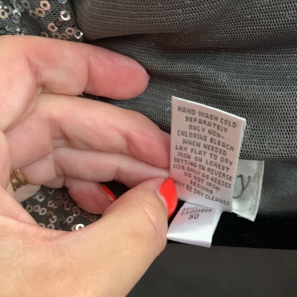 Chicos Zenergy size 2 or large in US. SEQUIN and lined - Picture 10 of 10